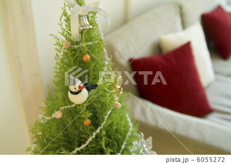 クリスマスツリーとソファ 6055272