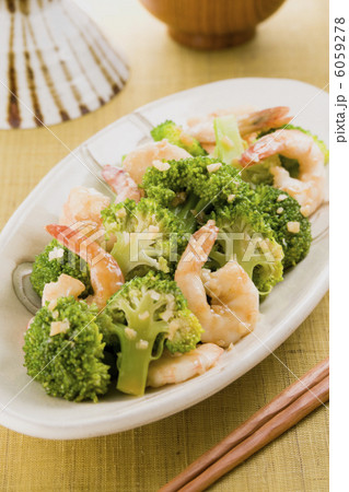 ブロッコリーと海老の炒め物 6059278