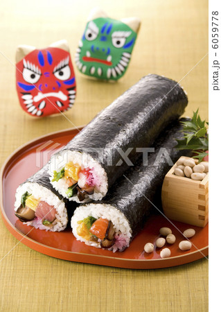 節分イメージ　恵方巻 6059778