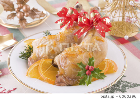 クリスマスイメージ　ローストチキンオレンジソース 6060296