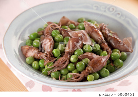 ほたる烏賊とグリーンピース炒め 6060451