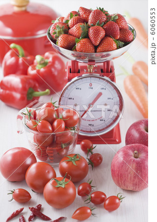 赤い青果集合イメージ 赤い青果集合イメージ 6060553