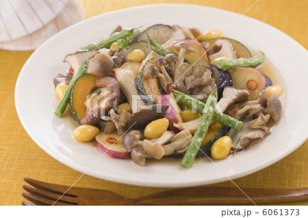 秋野菜の揚げ煮 秋野菜の揚げ煮 6061373