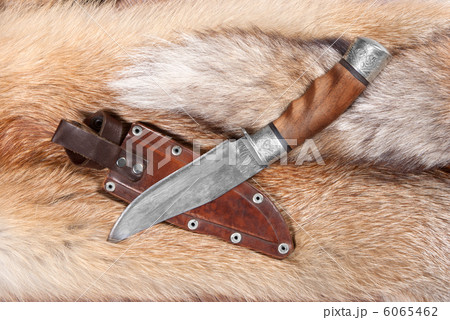 Hunting knife and sheath Hunting knife and sheath 6065462