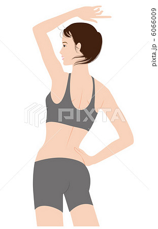 エクササイズする女性 エクササイズする女性 6066009