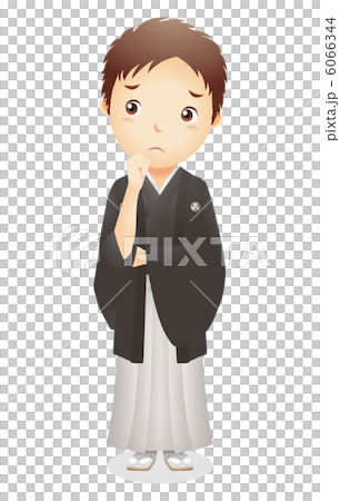 haori和hakama的男性例證 6066344