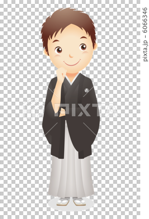 羽織袴姿の男性イラスト 羽織袴姿の男性イラスト 6066346