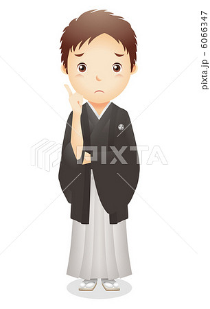 羽織袴姿の男性イラスト 羽織袴姿の男性イラスト 6066347