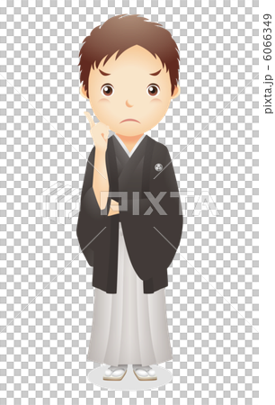 haori和hakama的男性例證 6066349