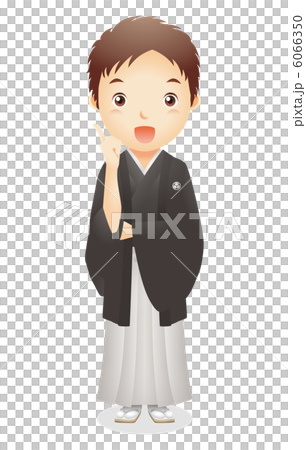 羽織袴姿の男性イラスト 羽織袴姿の男性イラスト 6066350