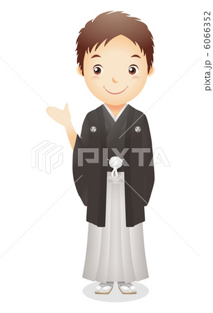 羽織袴姿の男性イラスト 羽織袴姿の男性イラスト 6066352