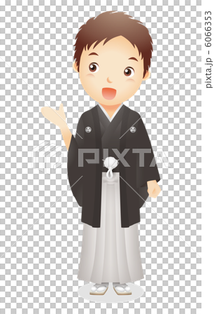 haori和hakama的男性例證 haori和hakama的男性例證 6066353