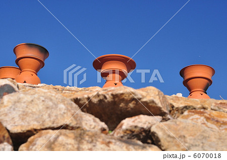 古墳上部の埴輪 古墳上部の埴輪 6070018