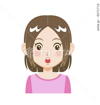 女の子・表情いろいろ・驚く 女の子・表情いろいろ・驚く 6072719