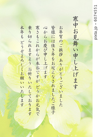 寒中お見舞い、年賀状返礼 6074551
