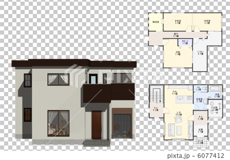 一戸建て建築プラン図 6077412