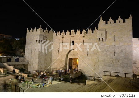 エルサレムのダマスカス門 6079123