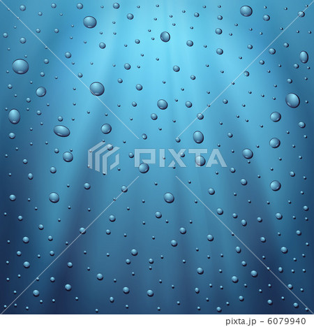 raster water bubles blue background 6079940