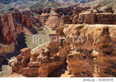 canyon Charyn, Central Asia, Kazakhstan canyon Charyn, Central Asia, Kazakhstan 6080949