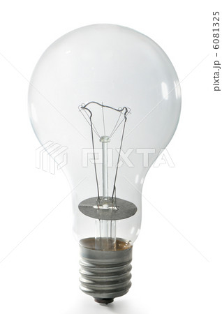 electric light bulb isolated on white background 6081325