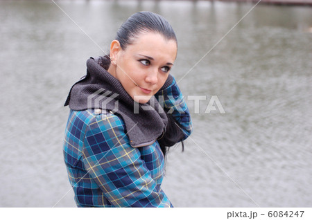 pretty girl in autumn 6084247