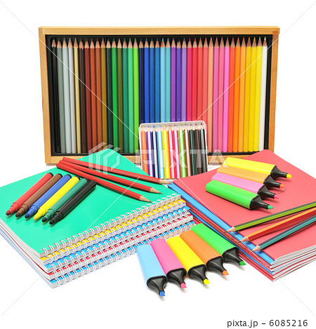 stationery isolated on white background 6085216