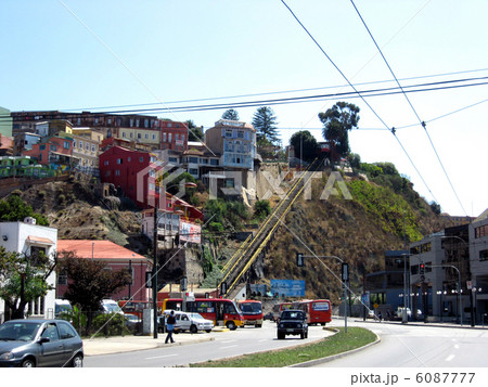 世界遺産バルパライソの街並み 世界遺産バルパライソの街並み 6087777