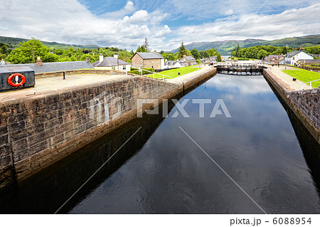 Caledonian Canal at Fort Augustus , Scotland Caledonian Canal at Fort Augustus , Scotland 6088954