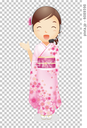 和服形象的女性例證 和服形象的女性例證 6089398