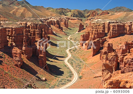 canyon landscape Central Asia, Kazakhstan 6093006