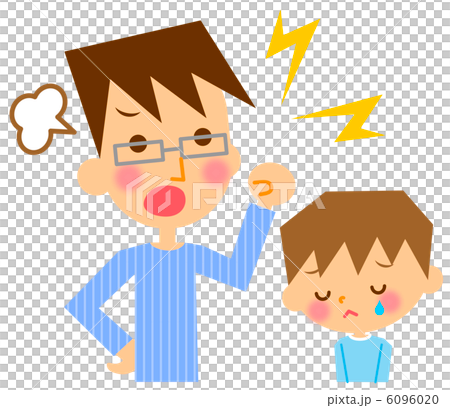 插图素材: 爸爸责骂孩子们 查看全部