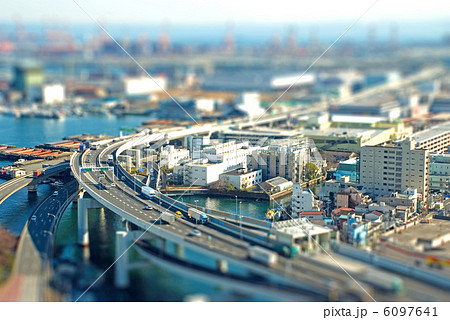 ジオラマ風高速道路 6097641