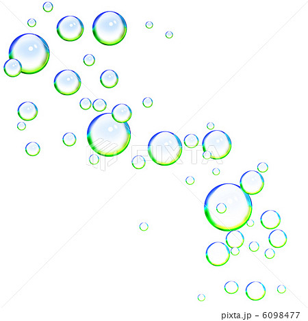 エコなシャボン玉のイラスト素材