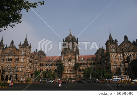 チャトラパティ シヴァージー ターミナス駅の写真素材