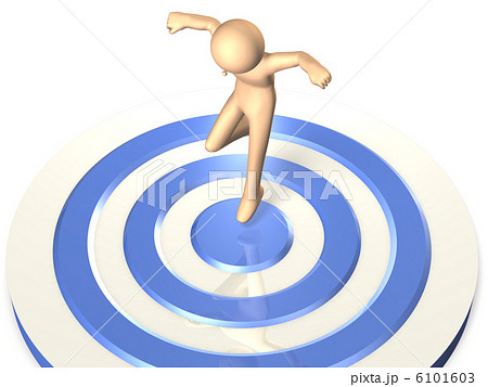 ターゲットを表す3DCGイラスト 6101603