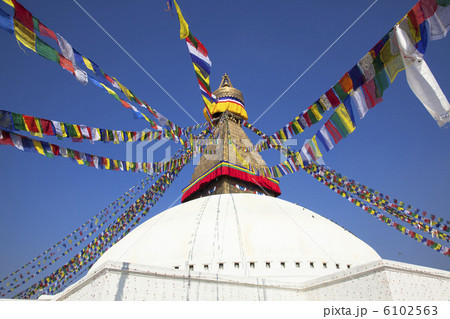 カトマンズのボダナート寺院 6102563