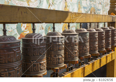 ボダナート寺院のマニ車 6102656