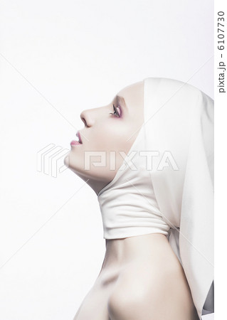 Grace. Cult. Praying Religious Woman - Church Concept 6107730
