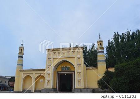 中国・新疆ウイグル自治区カシュガル　エイティガールモスク 6111203