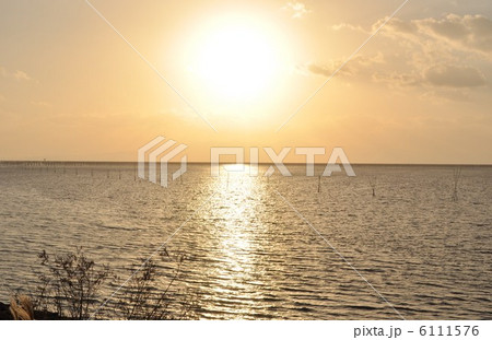 有明海の夕日 有明海の夕日 6111576
