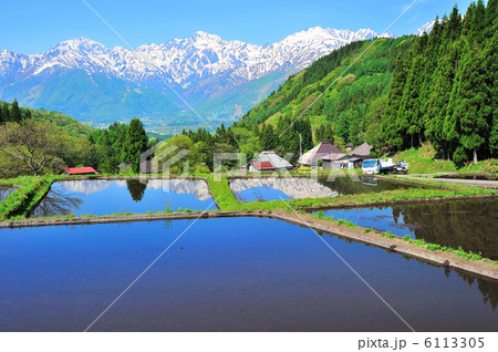 青鬼と雪の白馬連峰 青鬼と雪の白馬連峰 6113305