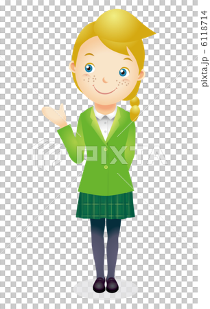 欧米人女性イラスト 欧米人女性イラスト 6118714