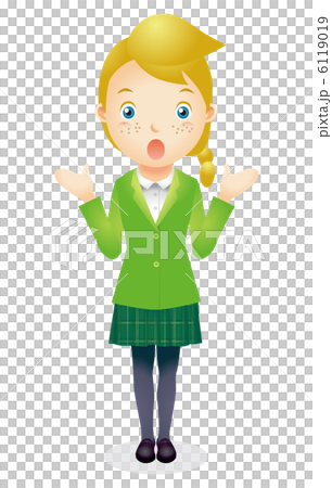 欧米人女性イラスト 欧米人女性イラスト 6119019