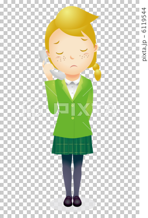 欧米人女性イラスト 6119544