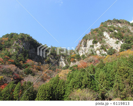 香落渓（夫婦山）の紅葉「室生赤目青山国定公園」 6119813