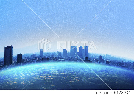 地球と街並み 6128934