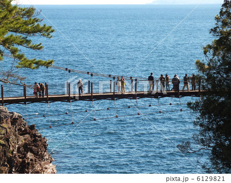 伊東市　伊豆高原　城ヶ崎海岸　門脇吊橋 6129821