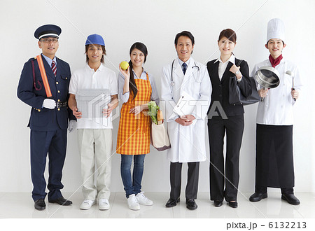 色々な職業の人々 6132213