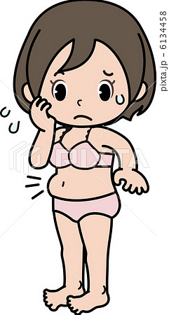 便秘の女性 便秘の女性 6134458