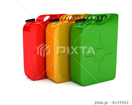 Refuel jerrican over white background 6135932